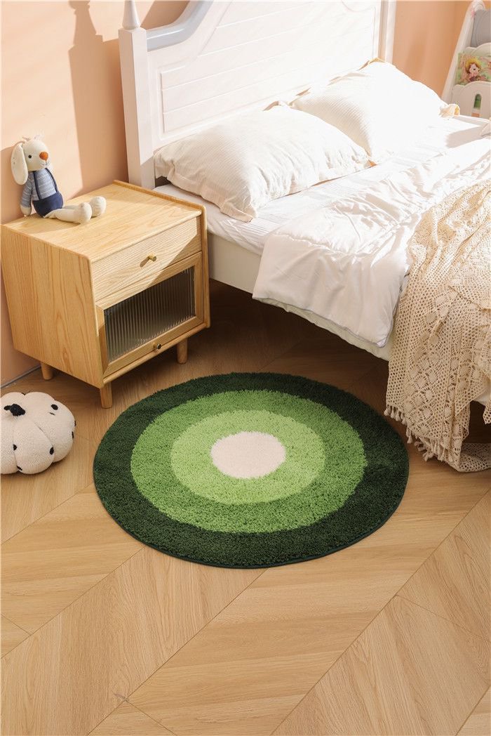 Cross-Border Flocking Floor Mat Tpr Non-Slip Microfiber Bathroom Absorbent Mat Door Mat Creative Carpet Customized with Pictures