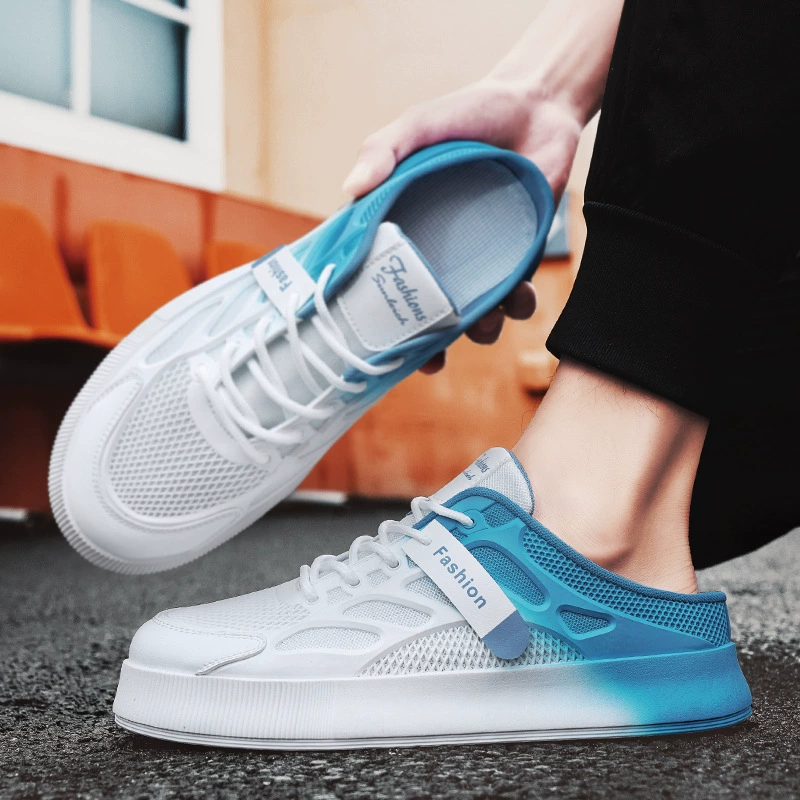 Мужские модные слипоны-полуботинки лето 2025, новые, стильные, простые, удобные, для улицы