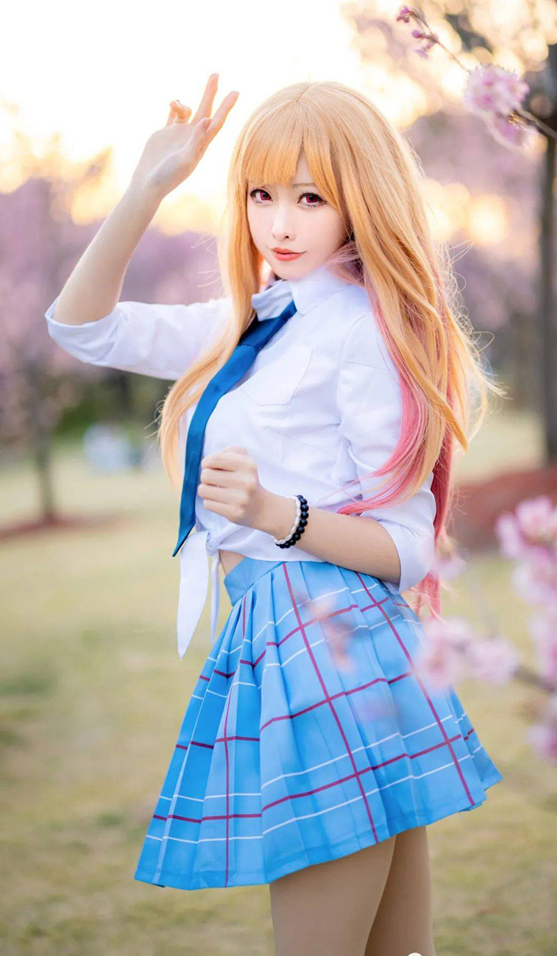 My Dress-Up Darling: Kitagawa Marin | Blue School JK Uniform Cosplay Costume Set