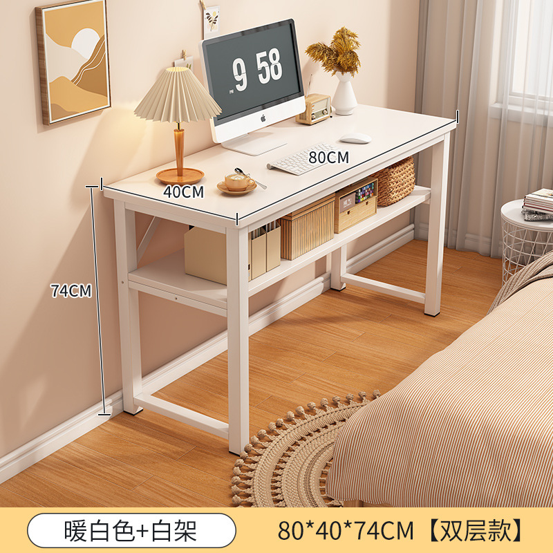 Escritorio chica dormitorio mesita de noche rectangular simple casa de alquiler escritorio blanco simple escritorio de la computadora