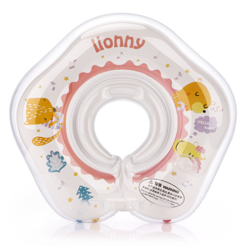 Lionny baby swimming neck ring children's medium thickened inflatable transparent newborn cartoon animation swimming ring