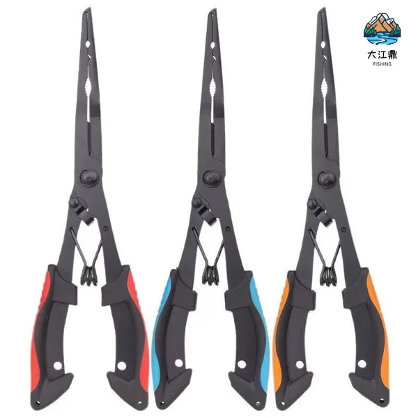 Extended Multifunctional Fishing Pliers, Stainless Steel Fish Mouth Pliers, Fishing Line Scissors, Fish Control Tool, Fish Control Pliers