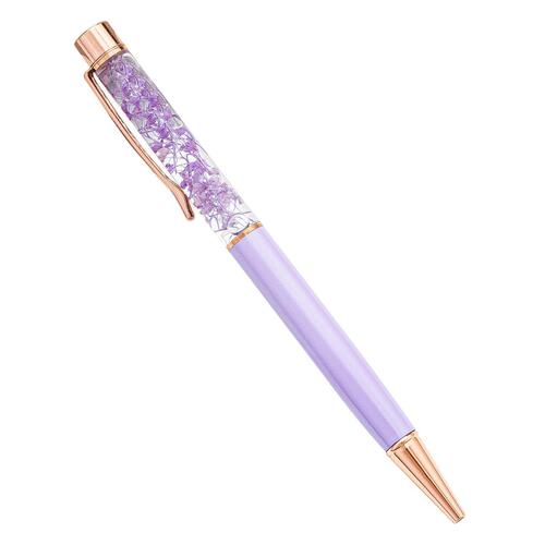 Creative DIY Oil Dry Flower Pen Wholesale Empty Tube Pen Advertising Round Pen Special Custom Logo Flower Pen Round Pen