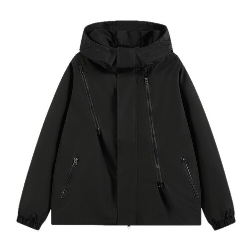 Cross-border coat men's 2025 new spring new outdoor casual cool handsome trend loose charging teen men's top