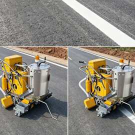 双缸热熔釜 市政道路标线施工涂料加热专用装置