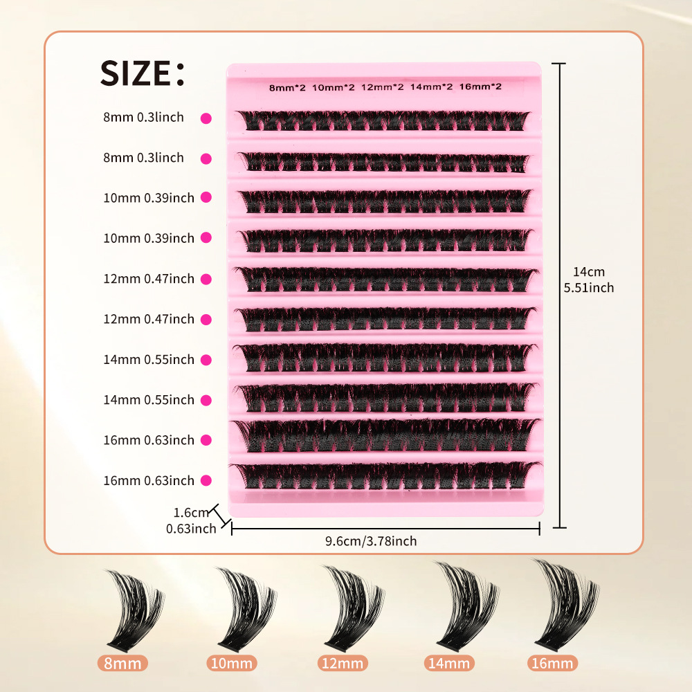 Kit de pestañas europeas y estadounidenses transfronterizas pestañas falsas extensiones DIY pestañas conjunto de pegamento pestañas