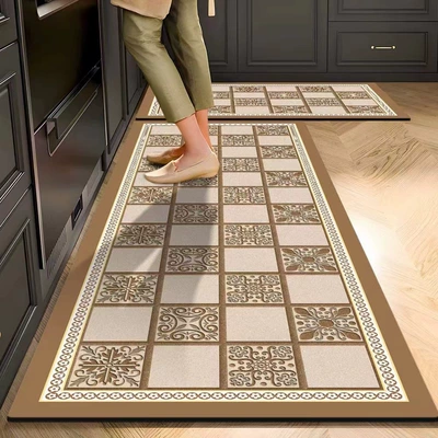 Avtomobil döşəmə paspasları — Oil-Absorbing Soft Diatom Mud Entrance - rytc-10-technical-cloth-rubber-sole-40x60cm-one-piece