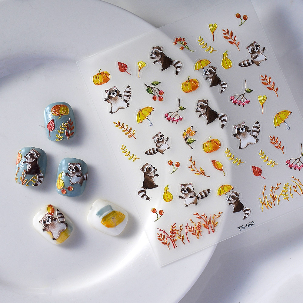 Japanese cute nail stickers