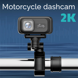 Cross-Border New Cycling Recorder Hd 2K Motorcycle Electric Bicycle Recorder Wifi Mobile Phone Interconnection