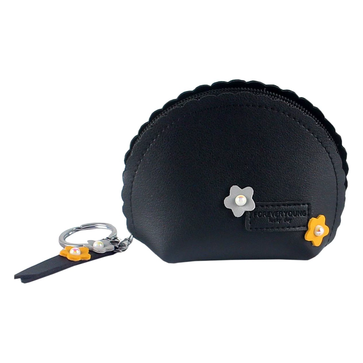 Кошелек для монет женский Маленький милый вентилятор с дрожащей ручкой маленький простой чехол для ключей для монет цельный Водонепроницаемый Кошелек для монет на молнии