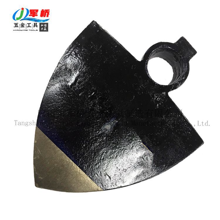 钢锄厂家供应非洲东南亚市场锄头道轨钢锄头三角锄头H313