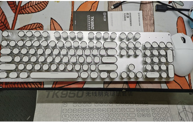 Teclado Mecánico Inalámbrico Forerunner TK950 con Bluetooth de Tres Modos, Juego de Teclado y Ratón Metálicos para Juegos, Venta al por Mayor