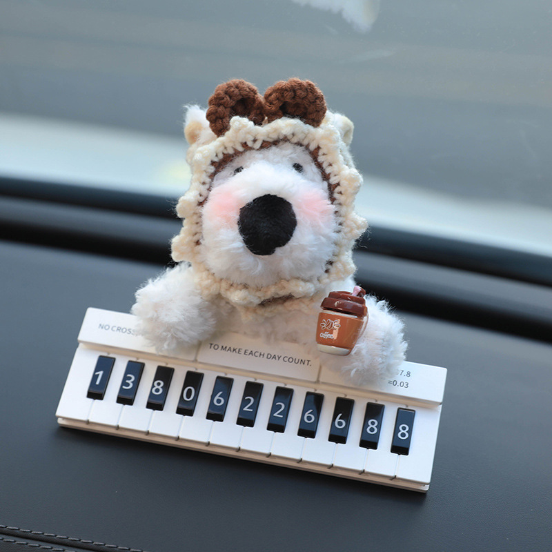 Tarjeta de estacionamiento Coffee Bear West Highland