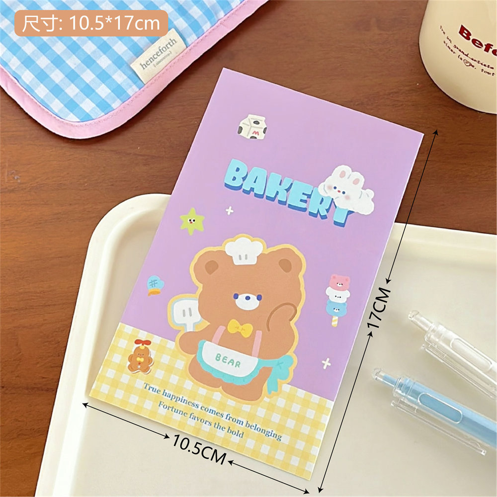 Tengyi original lindo ins chica bolsa de almacenamiento de papel snack regalo embalaje dibujos animados mini bolsa de papel al por mayor