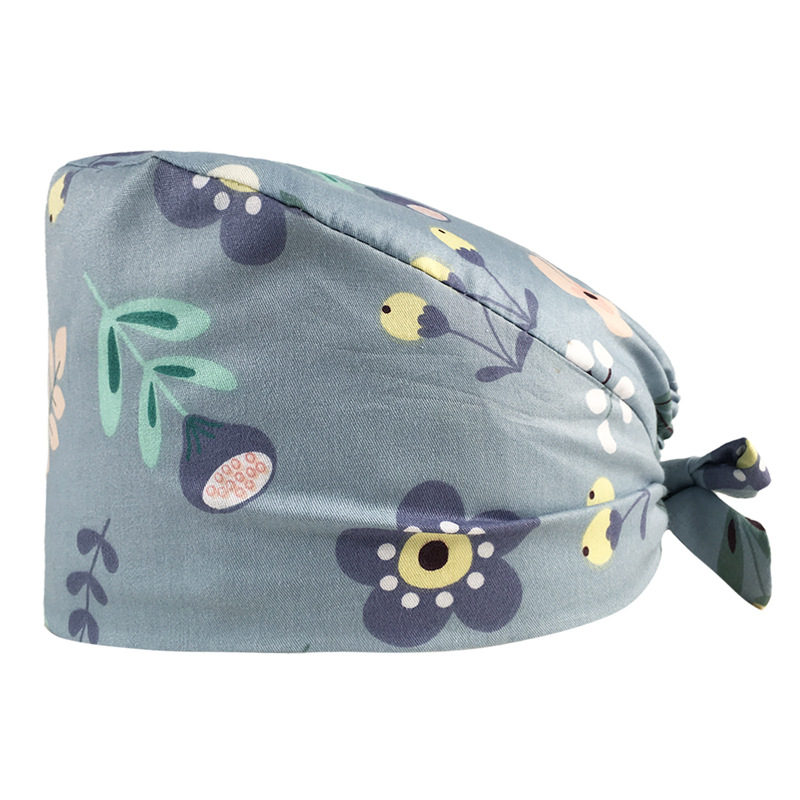 Nuevo lindo pequeño Panda de dibujos animados lindo patrón niña enfermera sombrero quirúrgico tapa de trabajo sombrero Tapa Protectora
