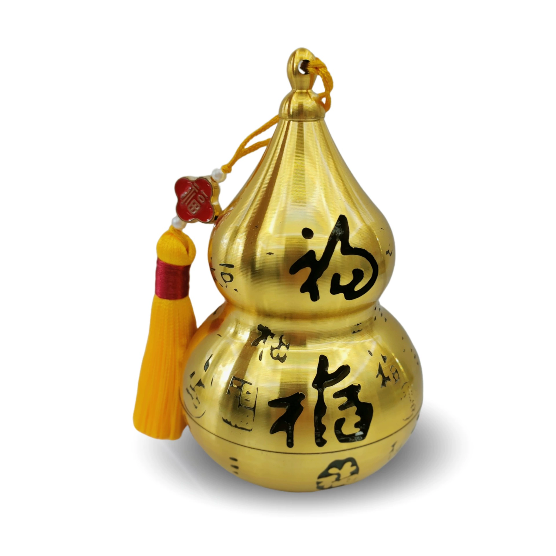 Vietnamese sand gold electroplating real gold copper alloy gourd incense burner Chinese sandalwood burner ornaments e-commerce live broadcast factory wholesale