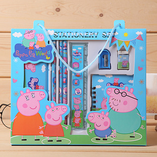 Christmas stationery suit gift box kindergarten school supplies wholesale children's birthday gifts prizes primary school students gift bag