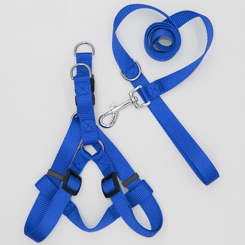 Correa de pecho para mascotas dedicada transfronteriza a prueba de explosiones perro grande transpirable reflexivo pecho trasero perro caminando cuerda fábrica al por mayor