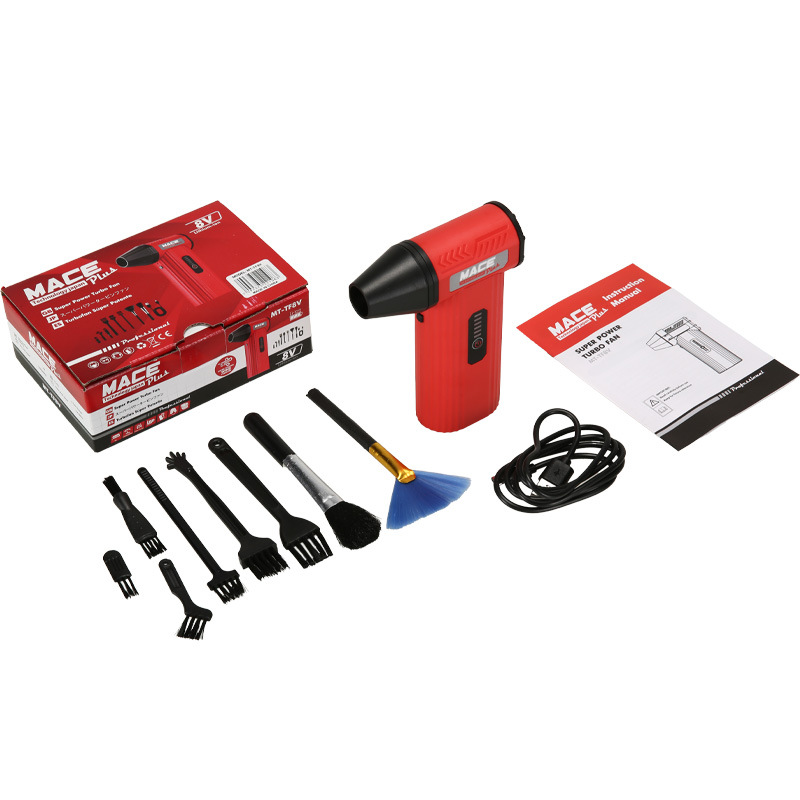 Ventilador violento transfronterizo mini inalámbrico al aire libre camping turbina portátil de alta velocidad sin electrodo regulador de velocidad violento ventilador