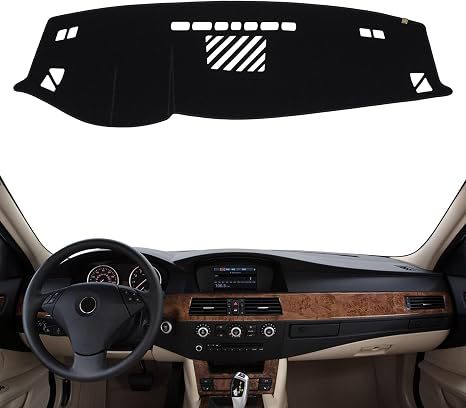 BMW 5 Series Center Console Sunshade Mat, Sun Protection and Heat Insulation Mat, Suitable for 2004-2010 BMW 5 Series