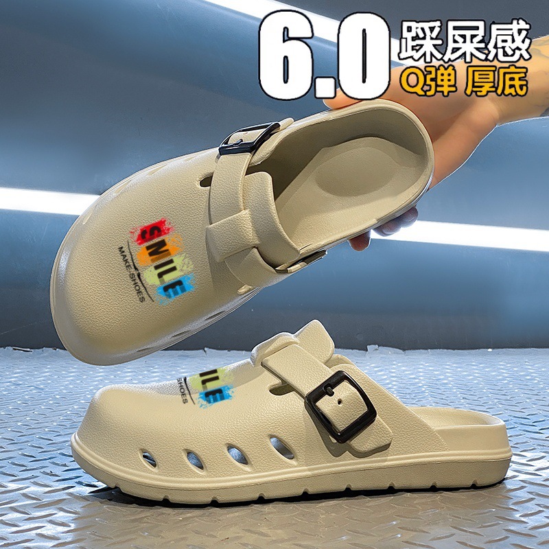 Zapatos de cocinero de verano Bocken para hombres zapatos de playa de sandalinas antideslizantes EVA al por mayor