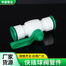 加工定制ppr快速接头水管快接管件直插式快插球阀管件源头厂家