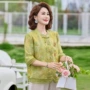 新款短袖中年妈妈小衫