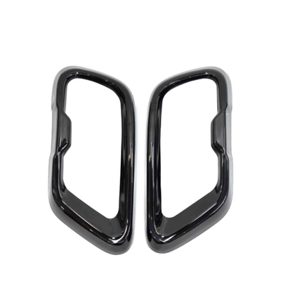 Exhaust pipe X7 Four-Outlet Tailpipe G05 G06 - a-pair-of-original-black-tail-covers