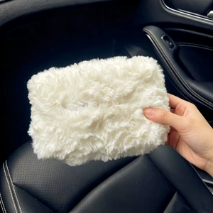 Parça peluş avtomobil salfet qutusu, qoltuqaltı, mərkəzi konsol, oturacaq asma