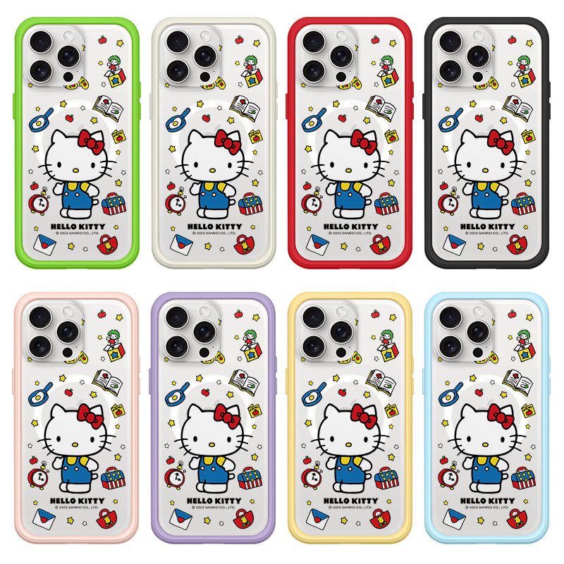 Rhino Shield Magnetic iPhone 16 Pro Max Phone Case Back Cover Two-In-One 15P Cartoon 14 Cat Life Chapter