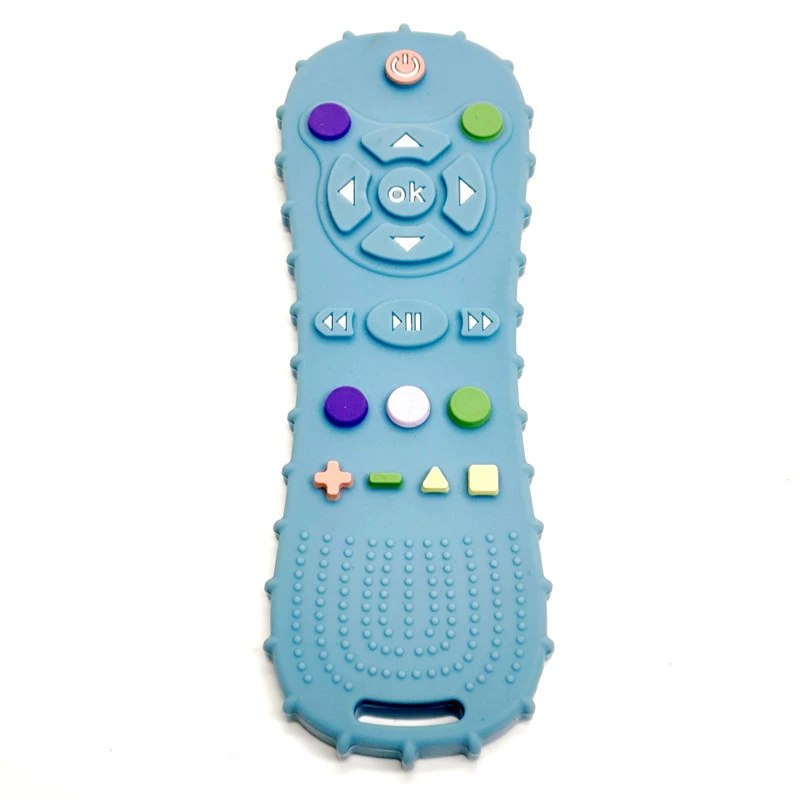 Children's silicone protective teether, appeases gloves, chewy bracelet, toy, Amazon, remote control