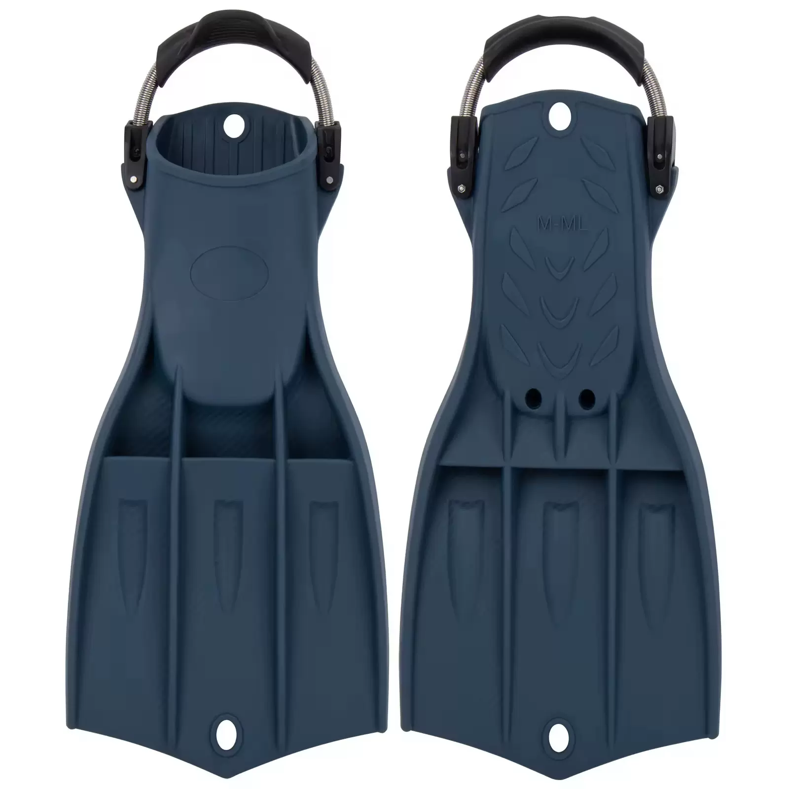 专为水肺潜水和浮潜探险设计的专业潜水脚蹼多功能且耐用的脚蹼