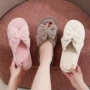 开口保暖厚底女士月子鞋