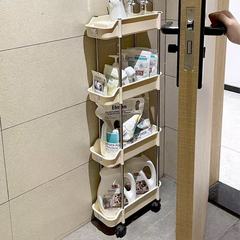 多層の狭い隙間の収納棚の浴室の物置棚のトイレの隙間の棚の狭い箱の間食の雑品の小さい車の物置棚