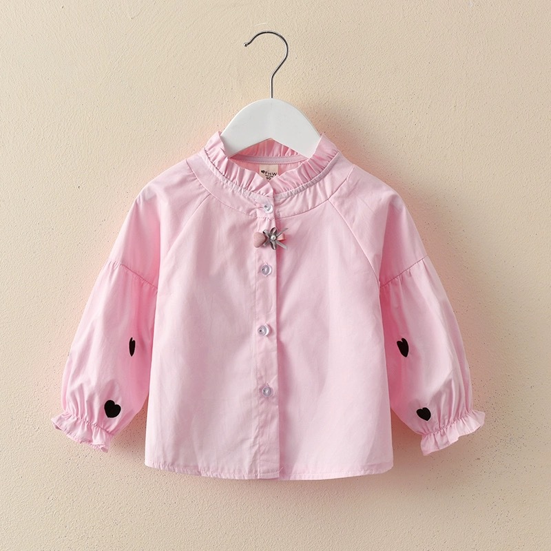 Pink embroidered heart