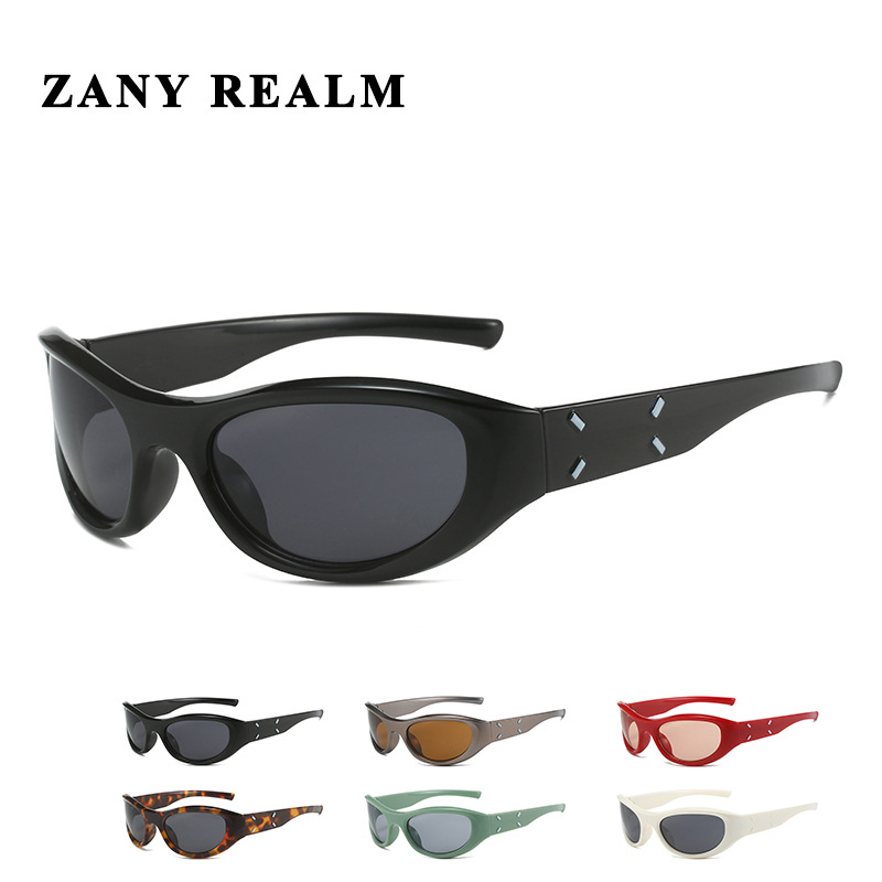 Nueva y2g chica caliente estilo transfronterizo montar gafas de sol tecnología futura sentido 003 gafas de sol fabricante en stock