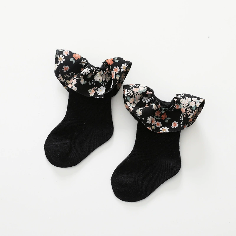 Тонкие летние детские осенние Knee Socks для принцессы, до средней длины