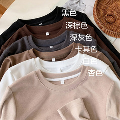 2025年秋冬新作 デロン素材 レディースインナー おしゃれでスタイリッシュな韓国風デザイン 着痩せ効果のある長袖トップス インスタ映え