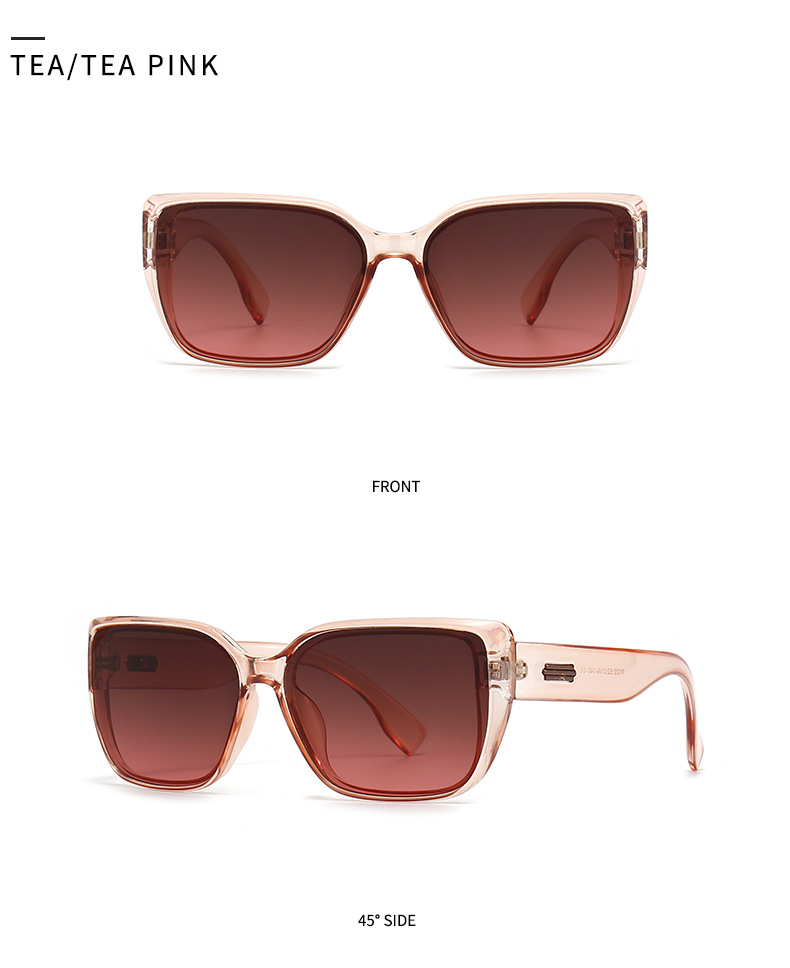 2023 foreign trade cross border metal accessories square frame sunglasses for men European and American street style sunglasses for women wholesale 9120_voghion.com
