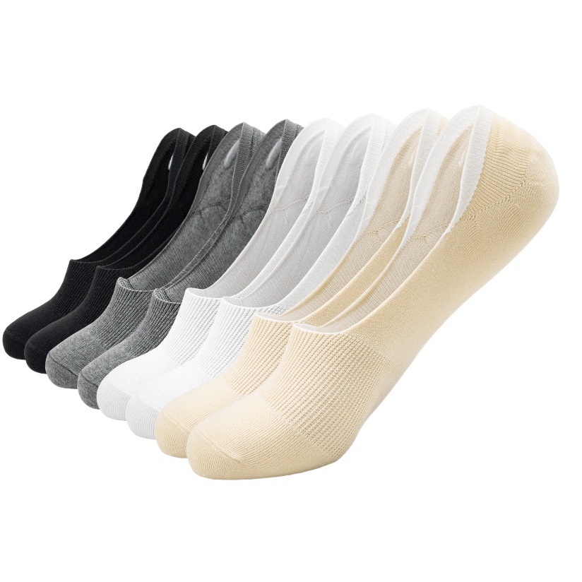 2025 nuevas calcetines de barco para mujeres de verano delgado algodón absorbente de sudor superficial antideslizante no se caen calcetines invisibles calcetines para hombres