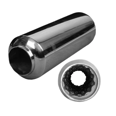 pressure muffler tail throat resonator: Exhaust pipe
