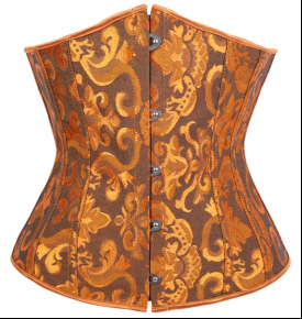 Fábrica de vestidos de novia fuente corte vestidos Jacquard cinturón