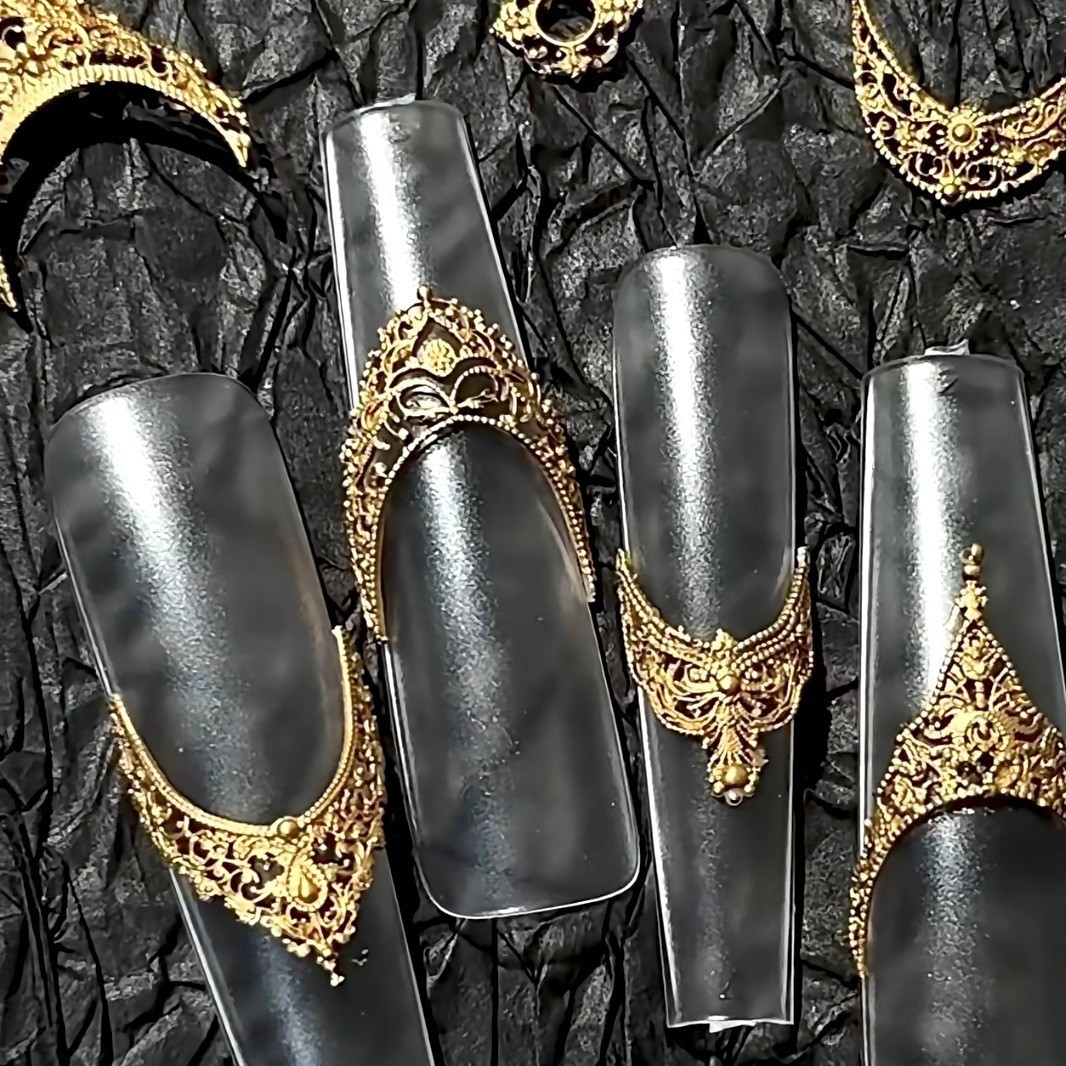 Molde de manicura amor arco en relieve flor ornamentos molde abrasivo alta permeabilidad estereoscópica DIY decoración molde de silicona