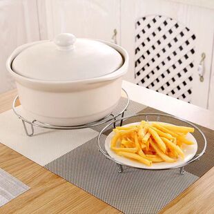 Stainless Steel Pot Rack Steaming Rack Multifunctional Steaming Plate Rack Steaming Pot Rack Household Small Steaming Pad Heat Insulation Anti-scalding Pot Cover Steaming Cage Rack