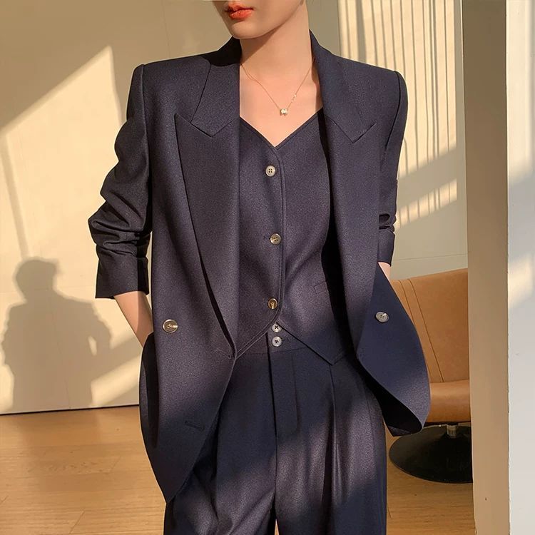高级感西装套装女2025新款秋冬季气质高端休闲职业西服时尚款套装|undefined