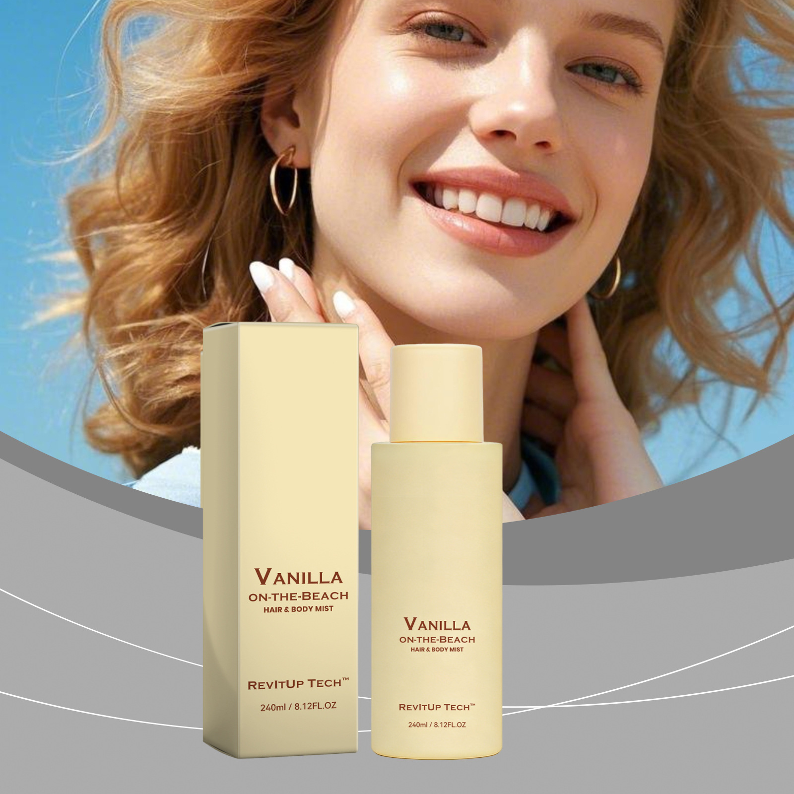 Vanilla Beach Fragrance Spray Natural Freshness, Delicate and Elegant, Daily Romantic Charm, Portable Fragrance