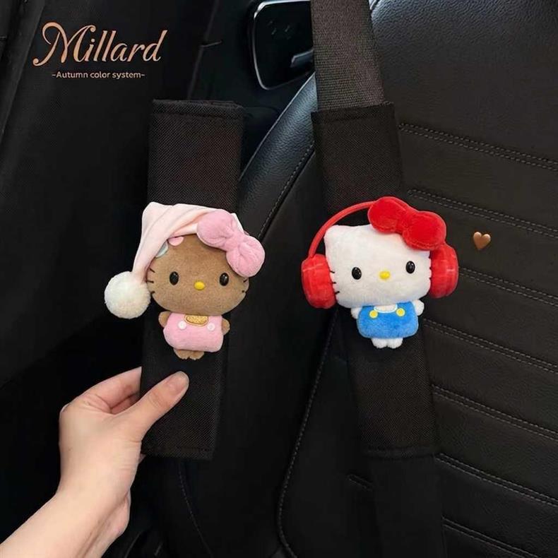 Car Seat Belt Shoulder Pads for Women, Cute and Soft, Anti-Neck Strangulation, Couple's Car Protection and Decorative Covers