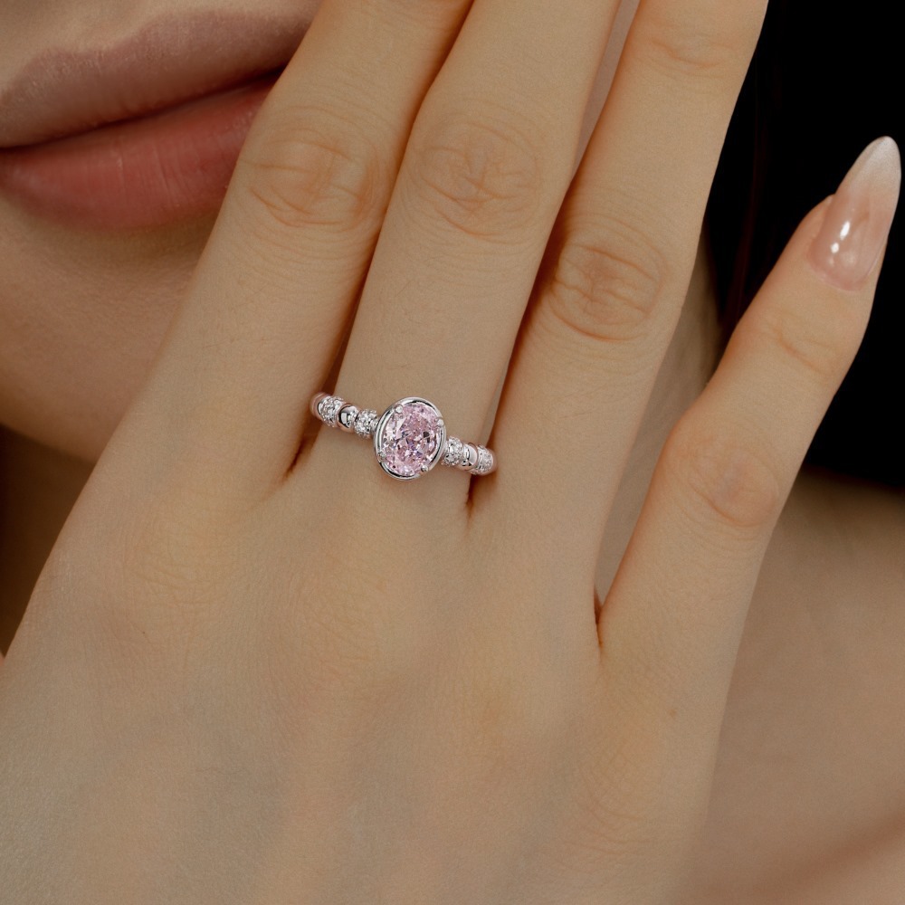 All Seasons Season Women's Gender 925 Sterling Silver Zircon Heart Shape Rings 925 Sterling Silver Rings