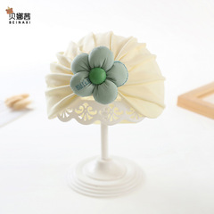 嬰兒帽子夏季寶寶純棉護囟門帽新生兒夏款超萌印度帽初生薄款洋氣