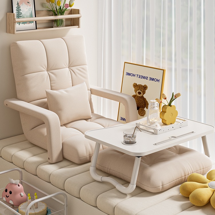 懒人沙发榻榻米单人折叠飘窗地板小沙发学生宿舍床上电脑靠背rω